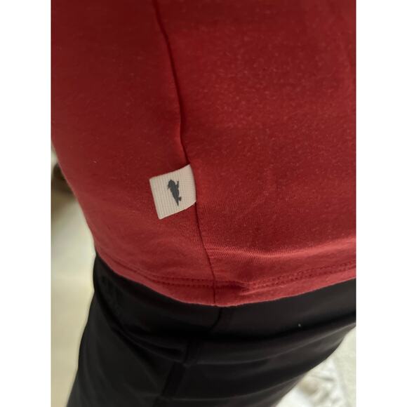 Toad and Company Red Tencel Short Sleeve Shirt Women's Size Small - Picture 4 of 6